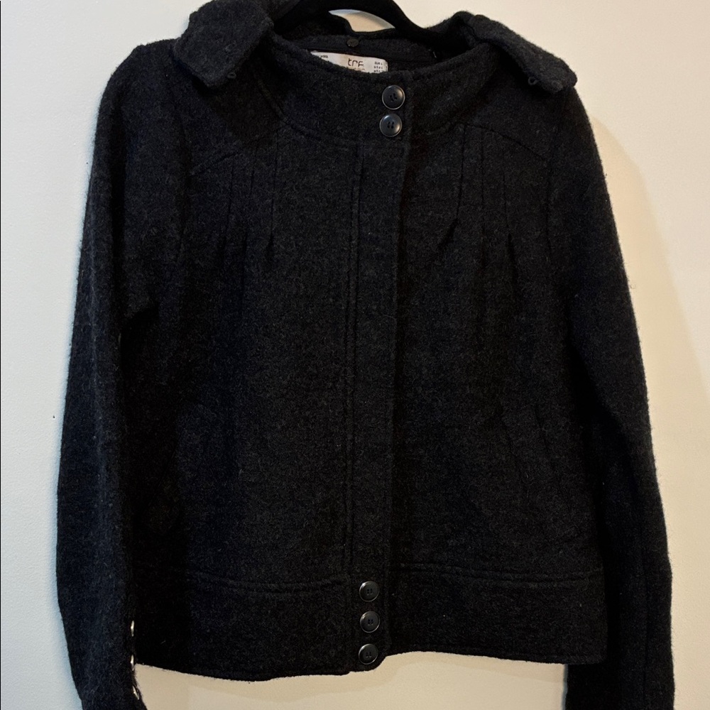 Chic Black Wool Jacket